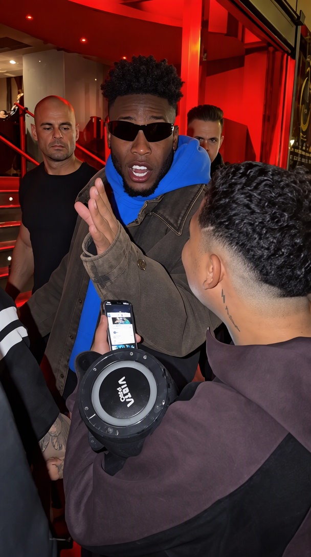 Blue-hoodie performer in a Bulin 47 freestyle reference